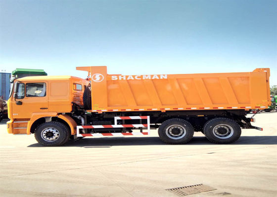 Tipper απορρίψεων φορτηγά μεταλλείας 6x4 375hp SHACMAN